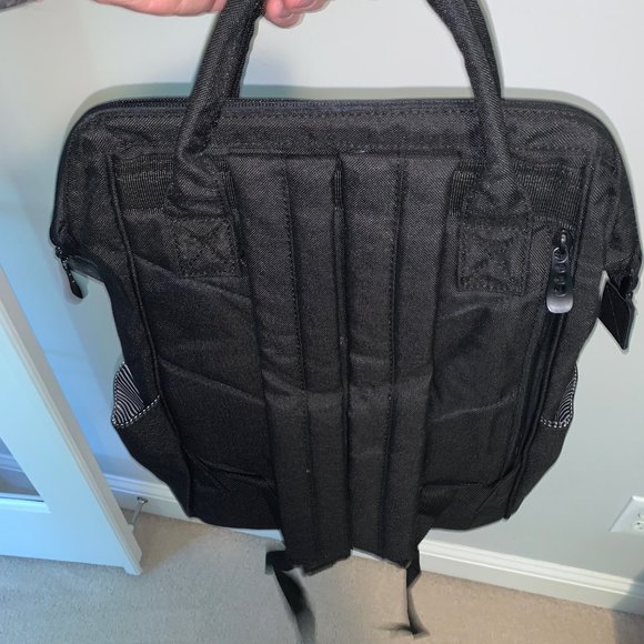 Veegul Bags New Black Veegul Wide Open Doctor Style Backpack Poshmark